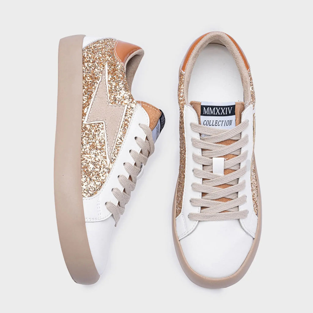 Zapatilla Retro Court Glitz Star