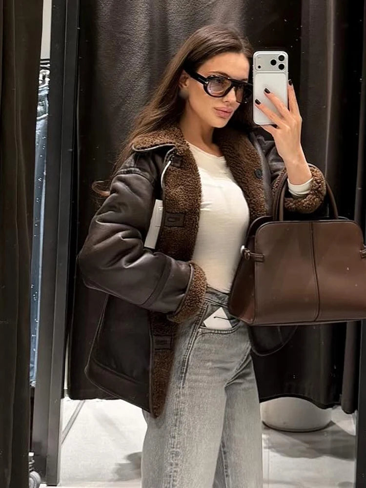 Chaqueta Teddy Bouclé