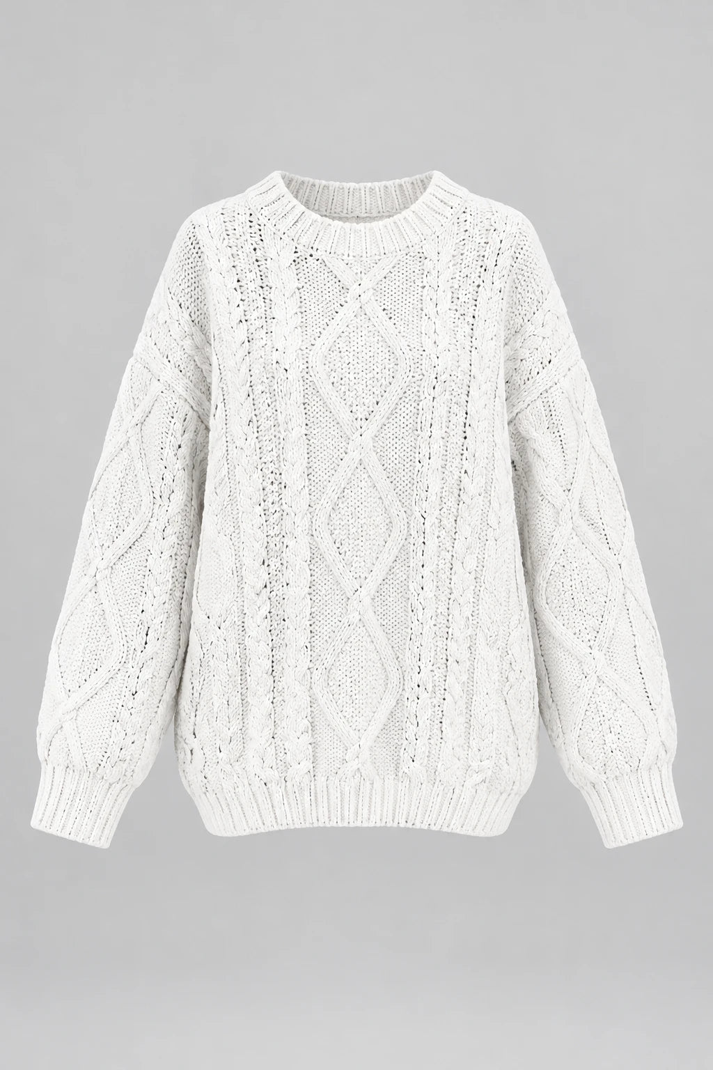 Jersey Punto Trenzado Cable-Knit