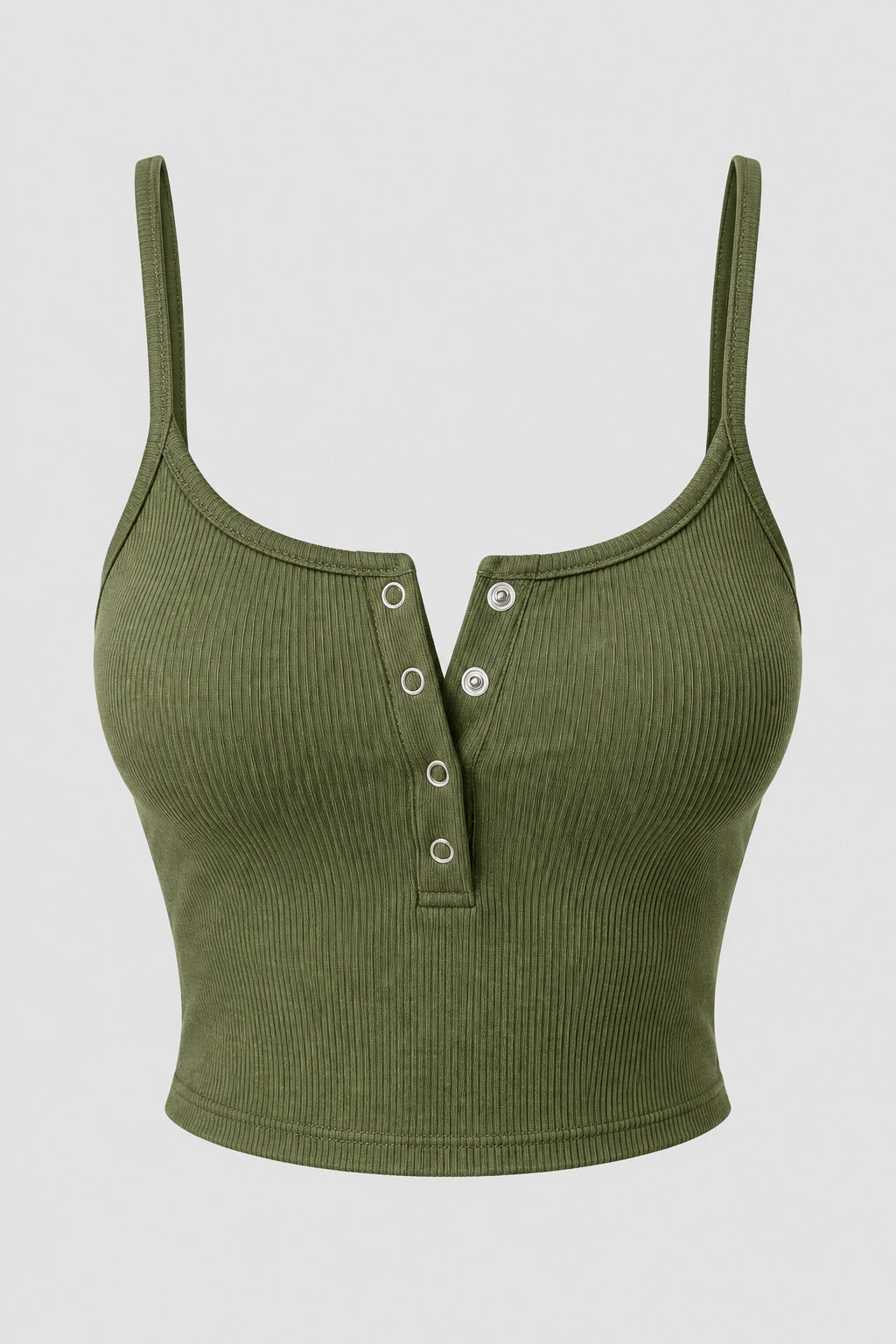 Top Acanalado Tailored Henley