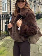 Abrigo Corto Tailored Shearling