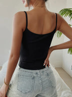 Top Acanalado Tailored Henley