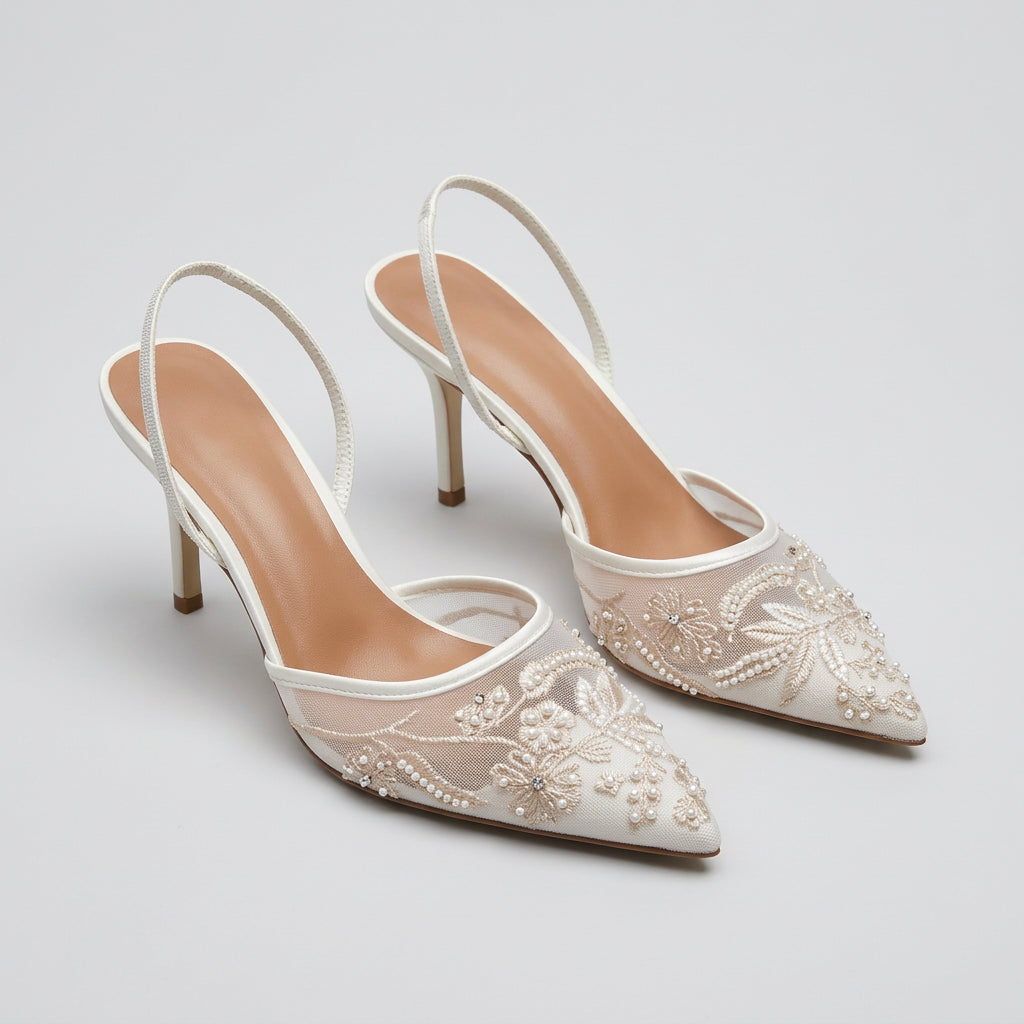 Zapato Tacón Tailored Slingback