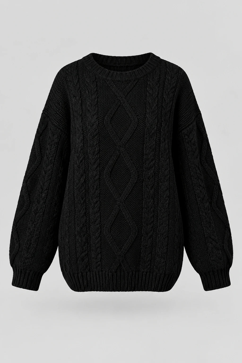 Jersey Punto Trenzado Cable-Knit