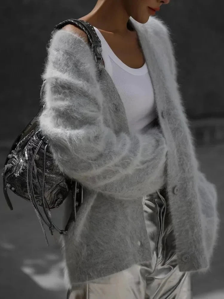 Cárdigan Cozy Mohair