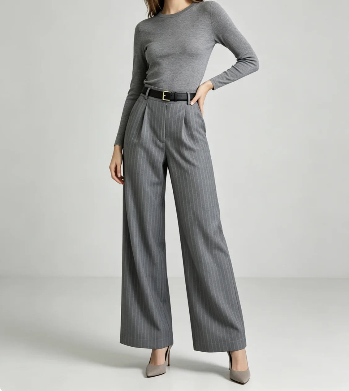 Pantalón Pinzas Tailored Pinstripe