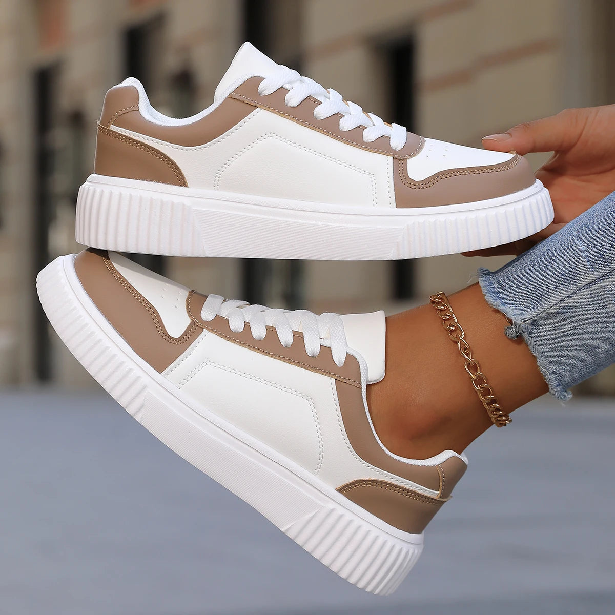 Zapatilla Retro Court Desert Sand