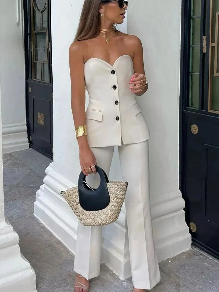 Conjunto Sastre Tailored Halter