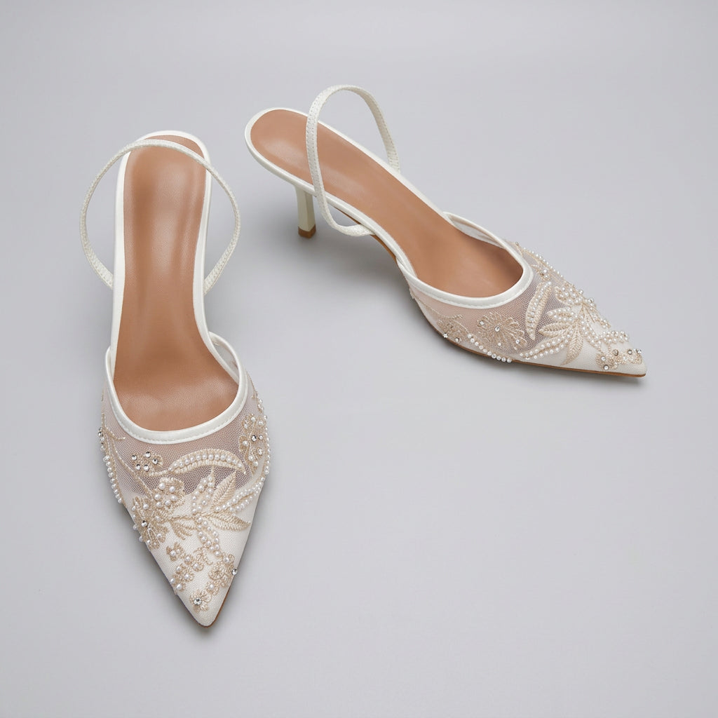 Zapato Tacón Tailored Slingback