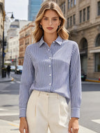 Camisa Popelina Tailored Stripe