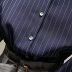 Camisa Popelín Pinstripe Tailored