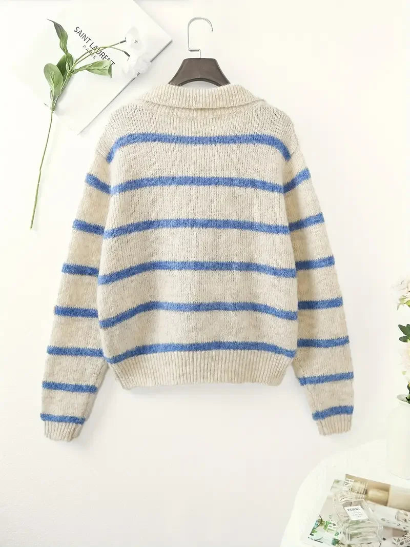 Jersey Parisian Stripes