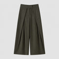 Pantalón Sarga Tailored Wide-Leg