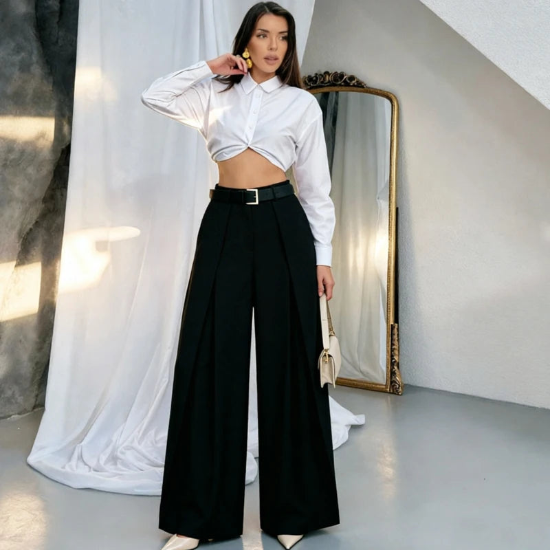 Pantalón Pinzas Tailored Overlay