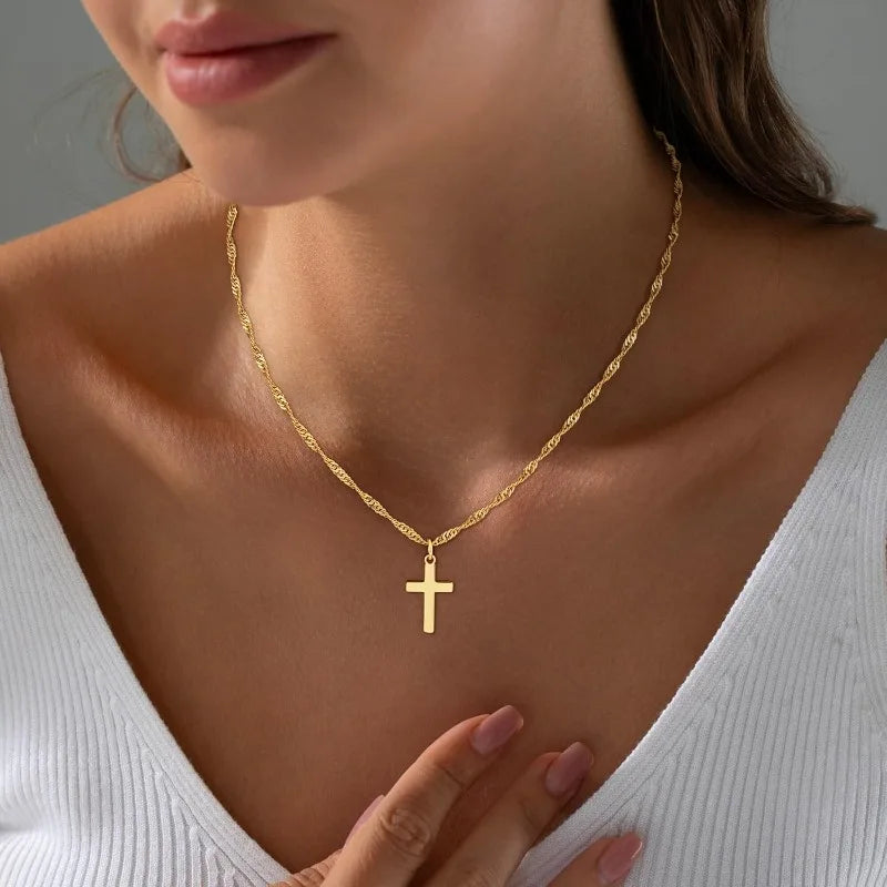 Collar Diamond Cross