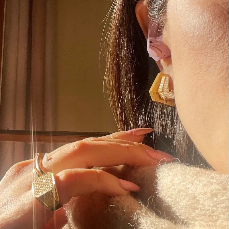 Pendientes Block Geometric