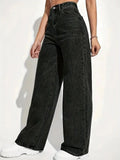 Pantalón Denim Straight Tailored