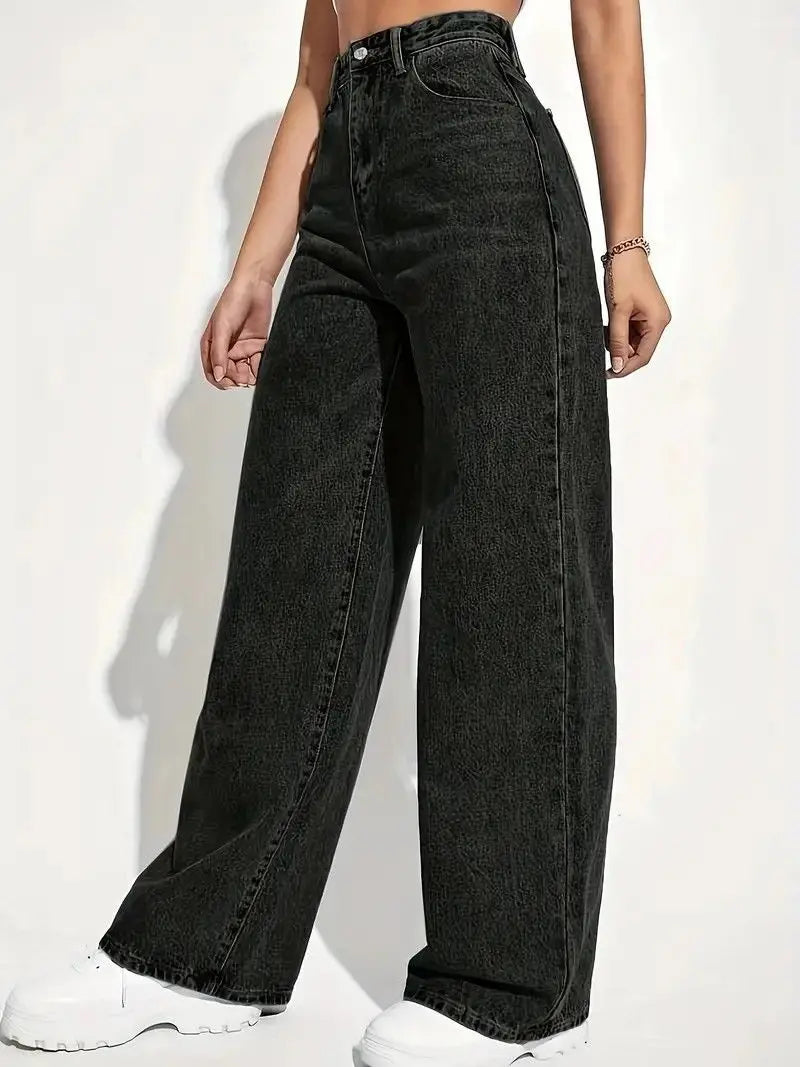 Pantalón Denim Straight Tailored
