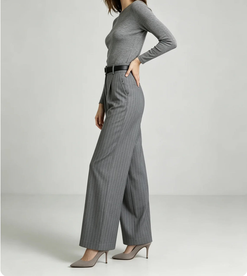 Pantalón Pinzas Tailored Pinstripe