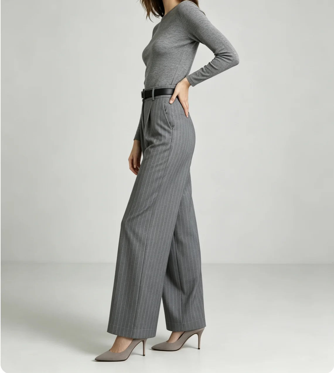 Pantalón Pinzas Tailored Pinstripe