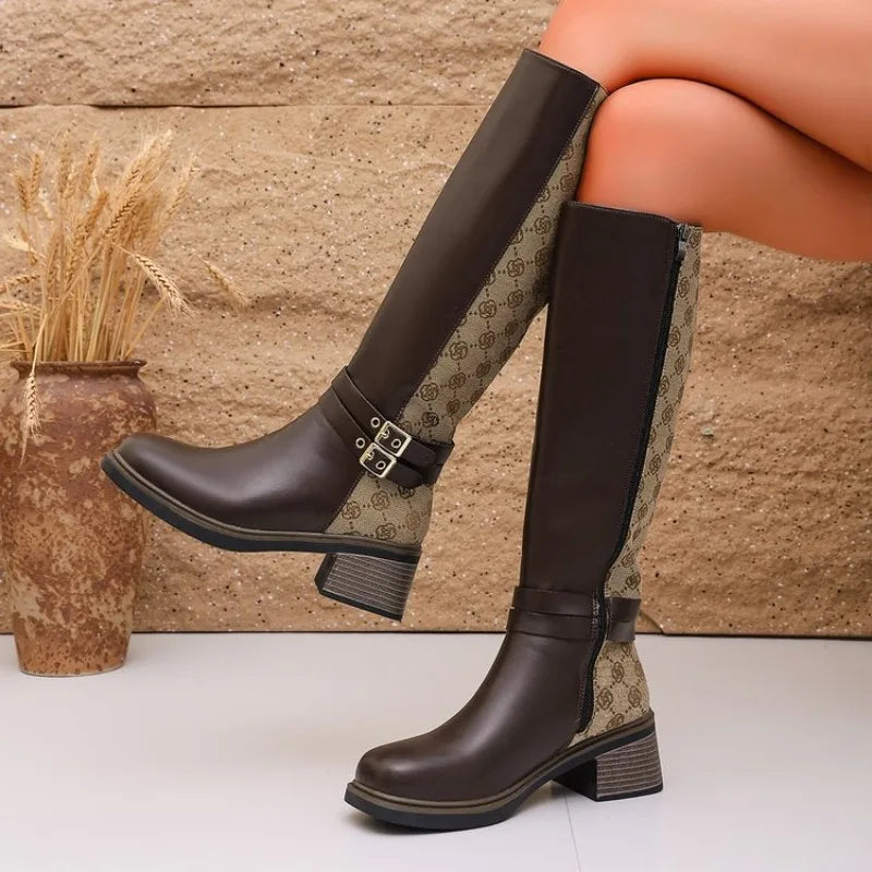 Bota Alta Block Minimal