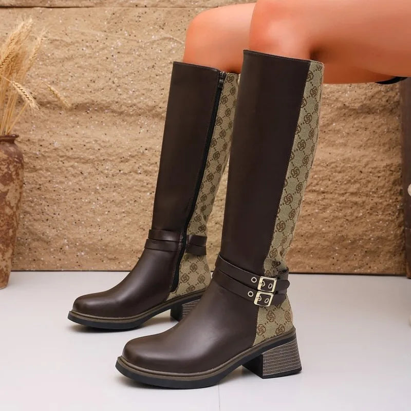 Bota Alta Block Minimal