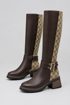 Botas Alta Block Minimal