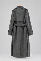 Abrigo Paño Tailored Trench