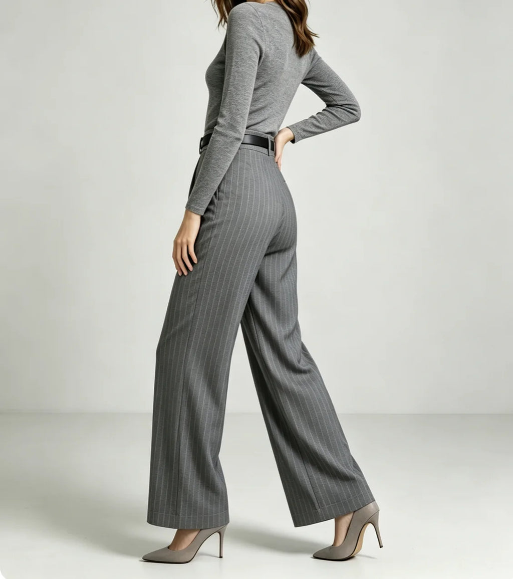 Pantalón Pinzas Tailored Pinstripe