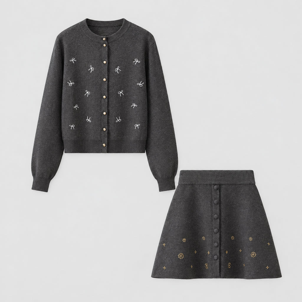 Conjunto Punto Pleated Tailored