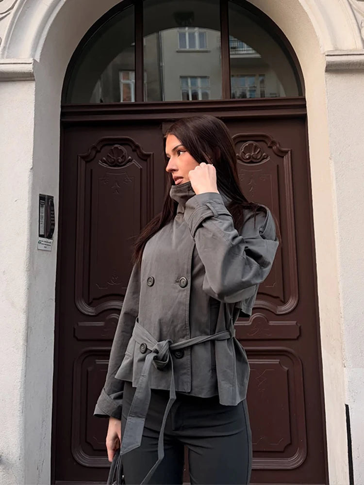 Chaqueta Corta Parisienne Belted