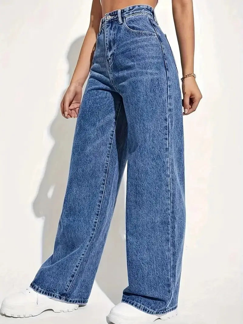 Pantalón Denim Straight Tailored