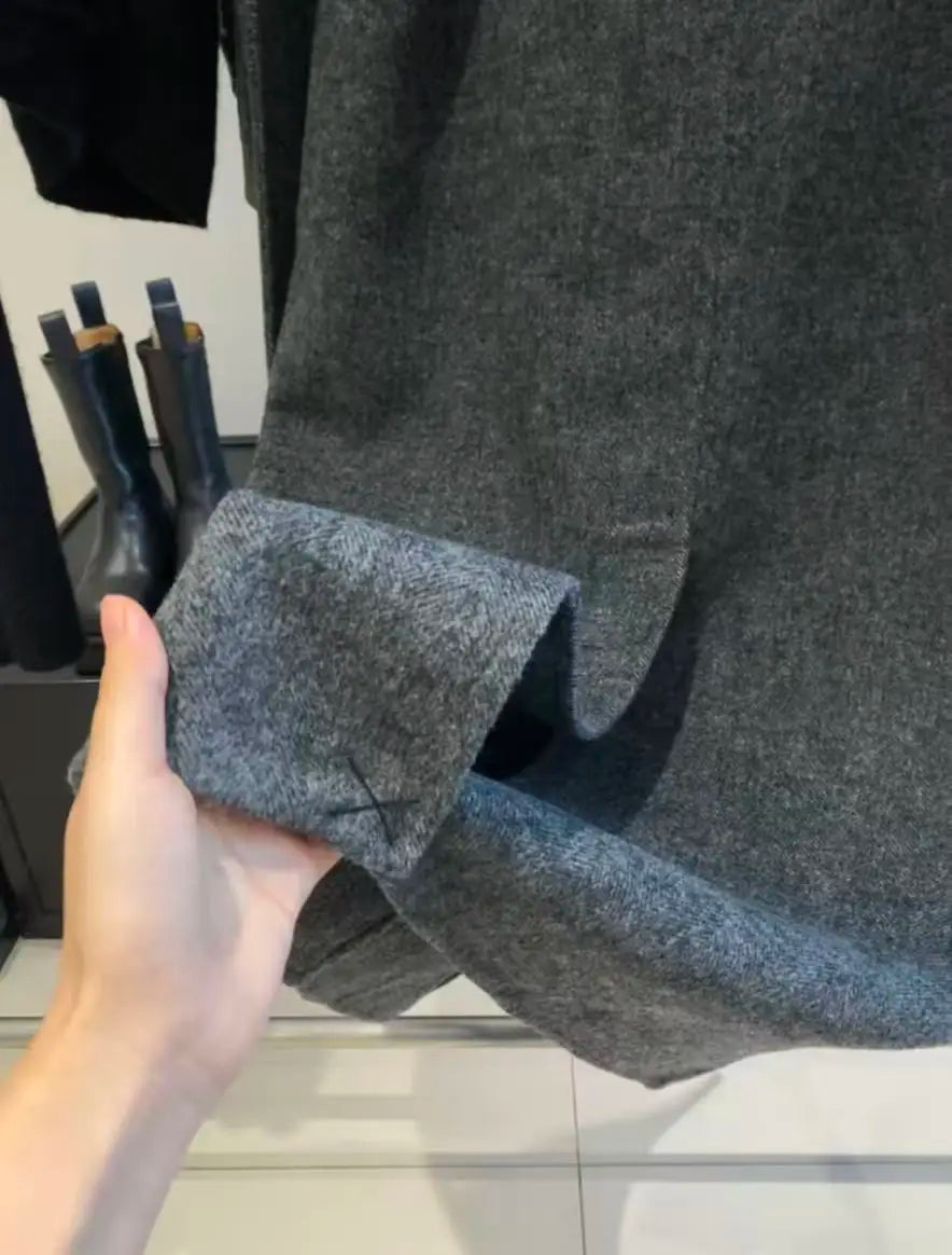 Abrigo Paño Tailored Trench
