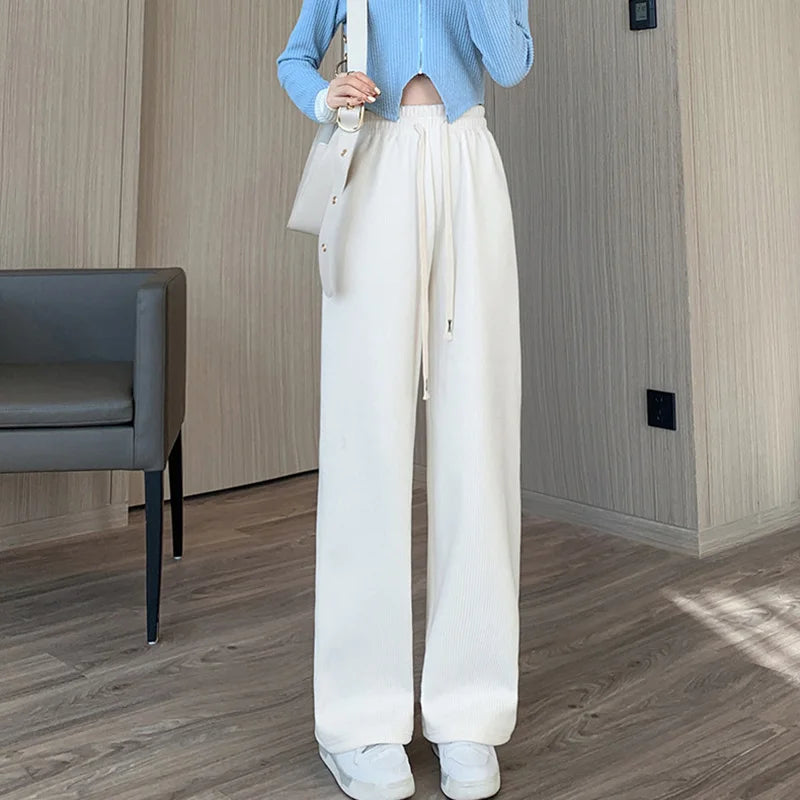 Pantalón Knit Fluid Wide-Leg