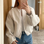 Chaqueta Bomber Tailored Texture