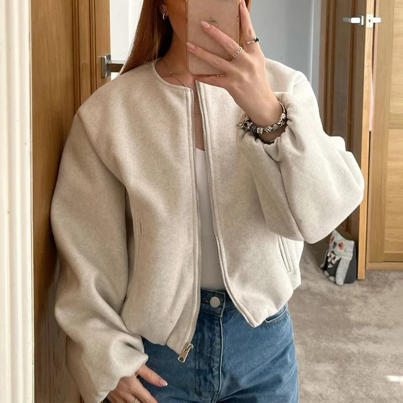 Chaqueta Bomber Tailored Texture