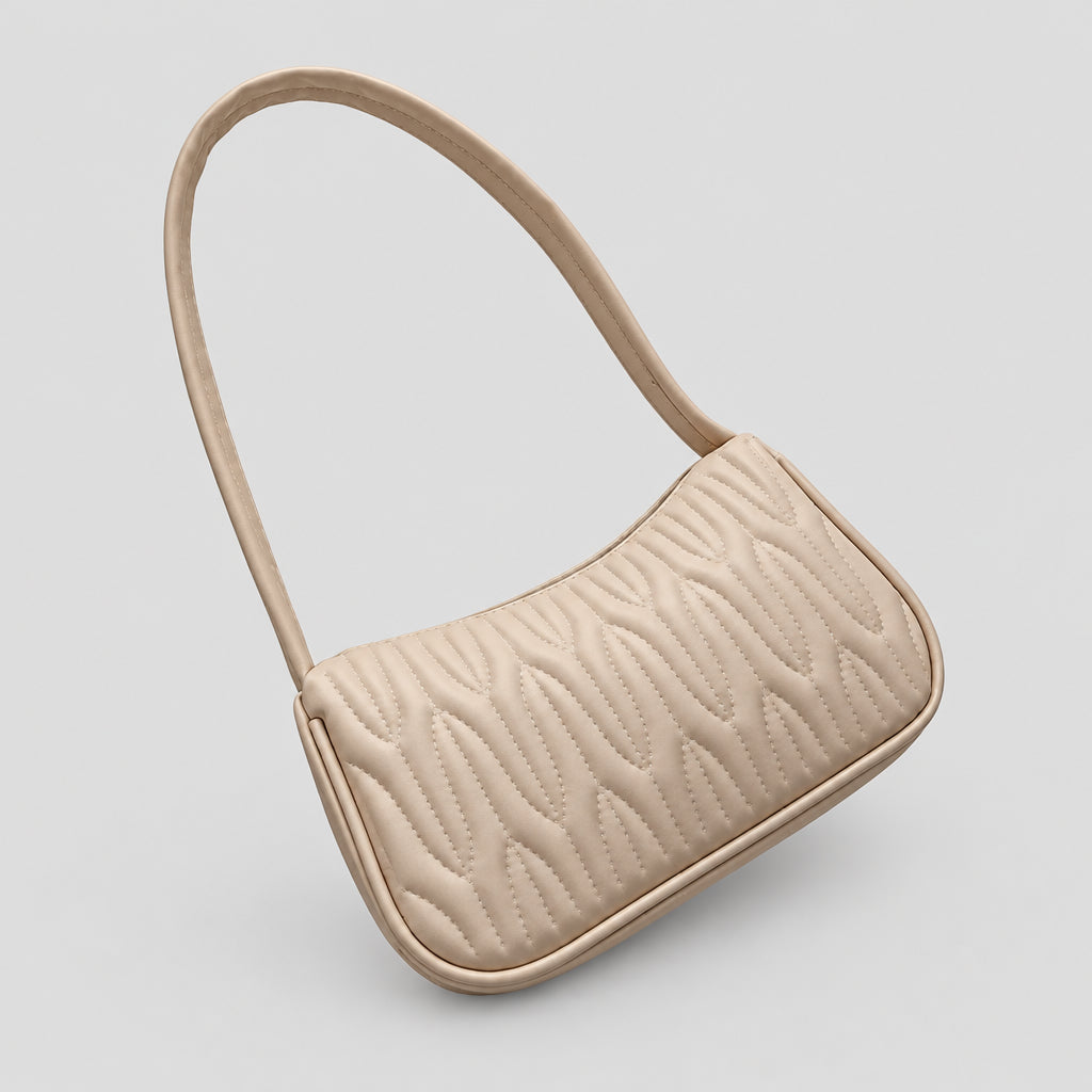 Bolso de Hombro Plissé Craft
