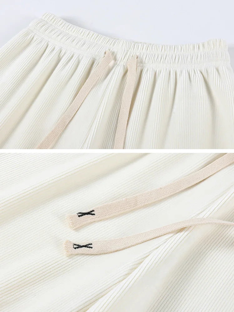 Pantalón Knit Fluid Wide-Leg