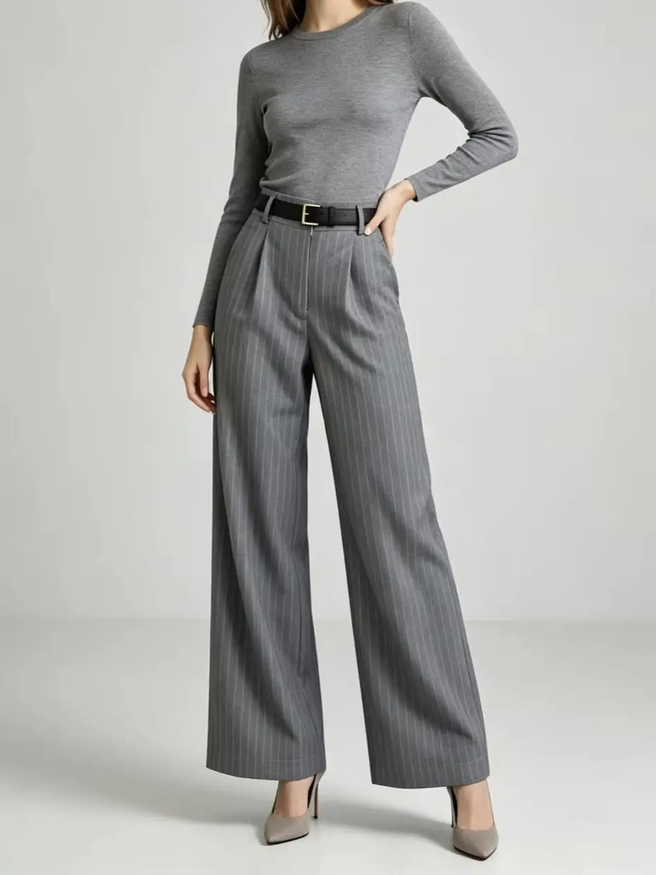 Pantalón Pinzas Tailored Pinstripe