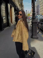 Chaqueta Leopard Oversize