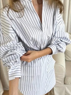 Blusón Pinstripe Tailored
