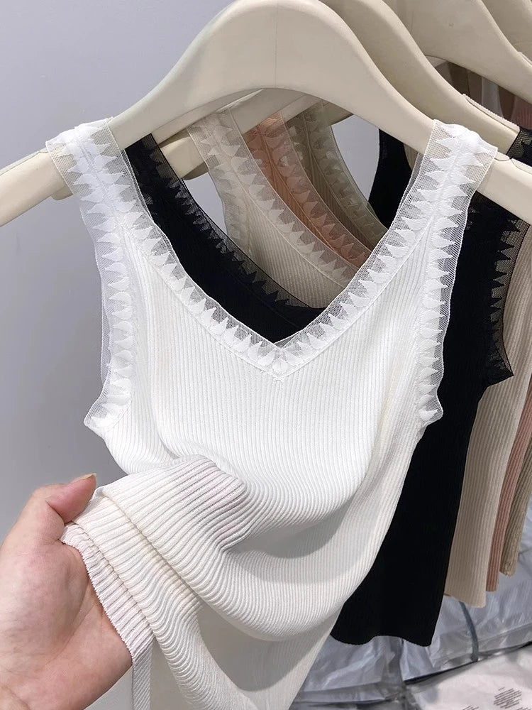 Top Parisian Ribbed