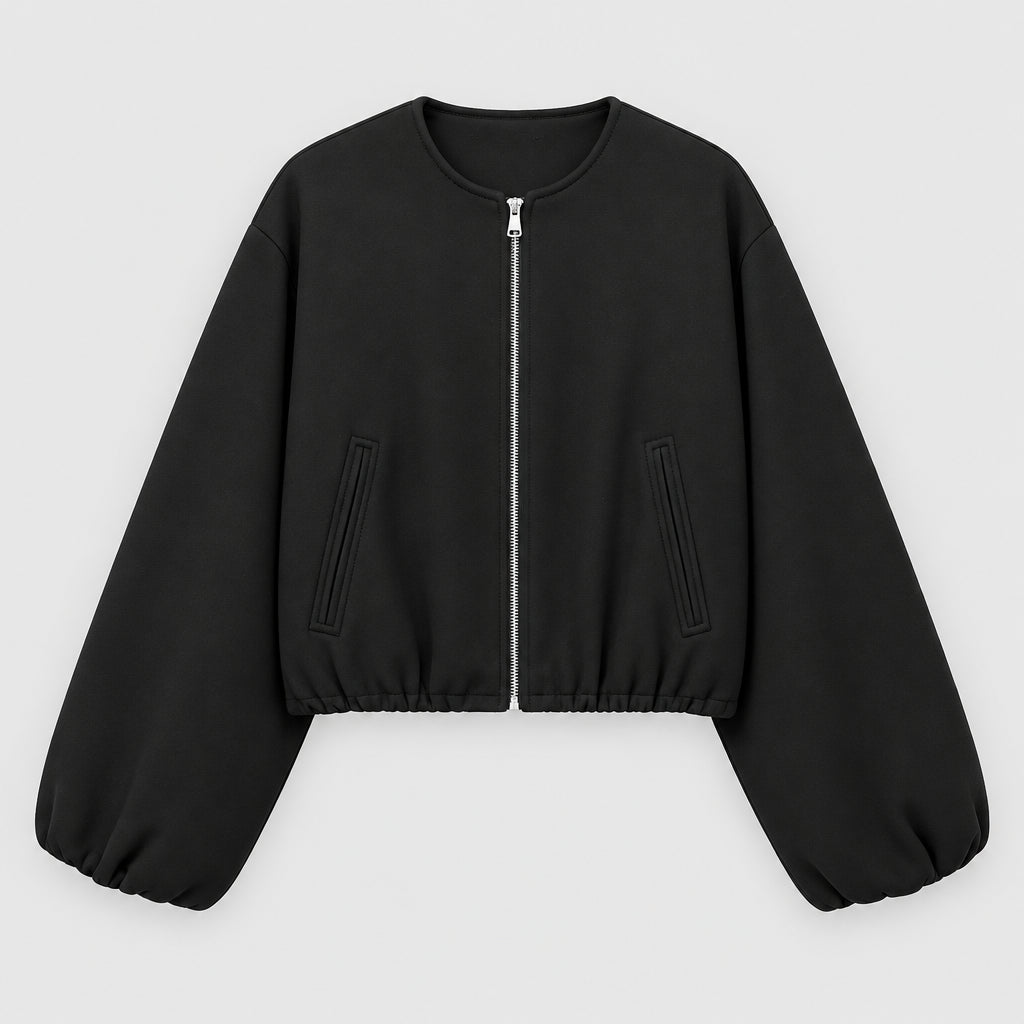 Chaqueta Bomber Tailored Texture