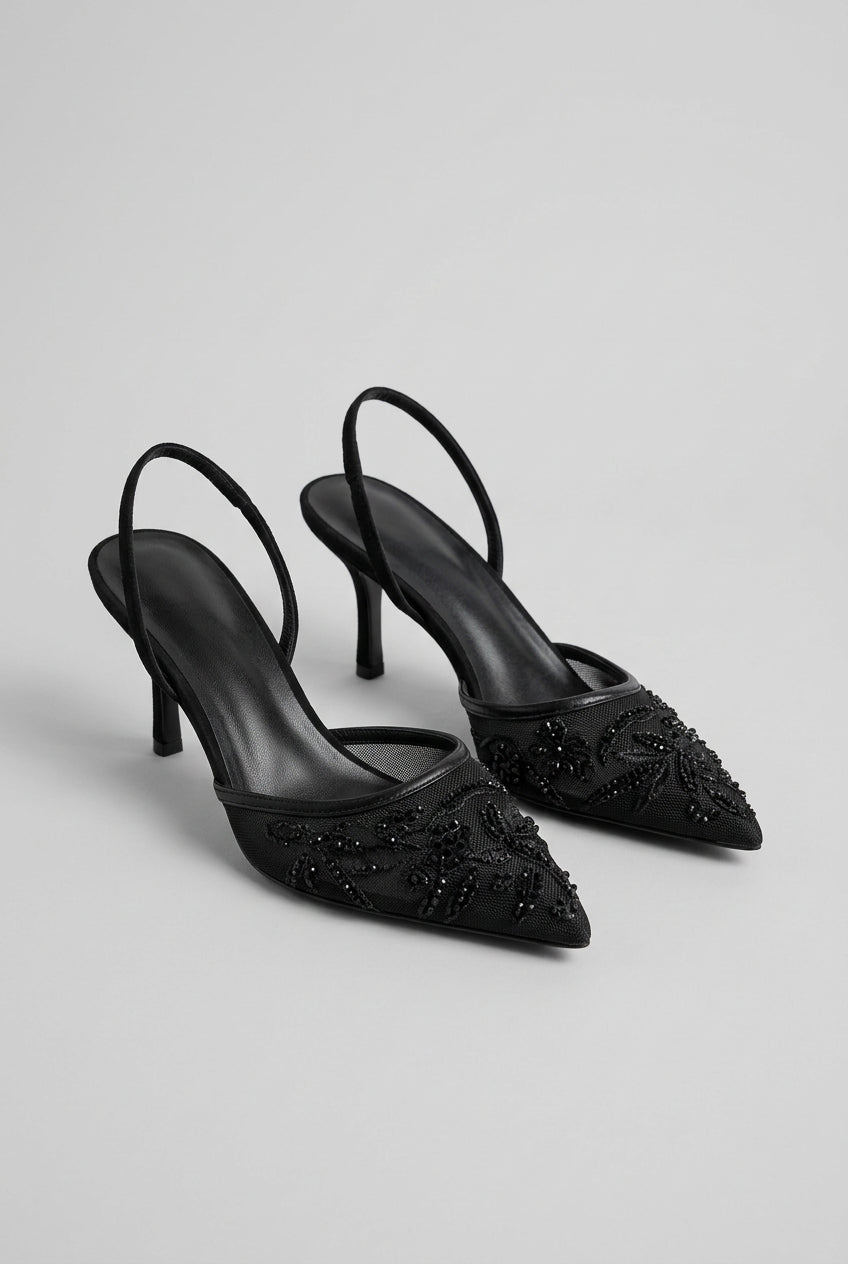 Zapato Tacón Tailored Slingback