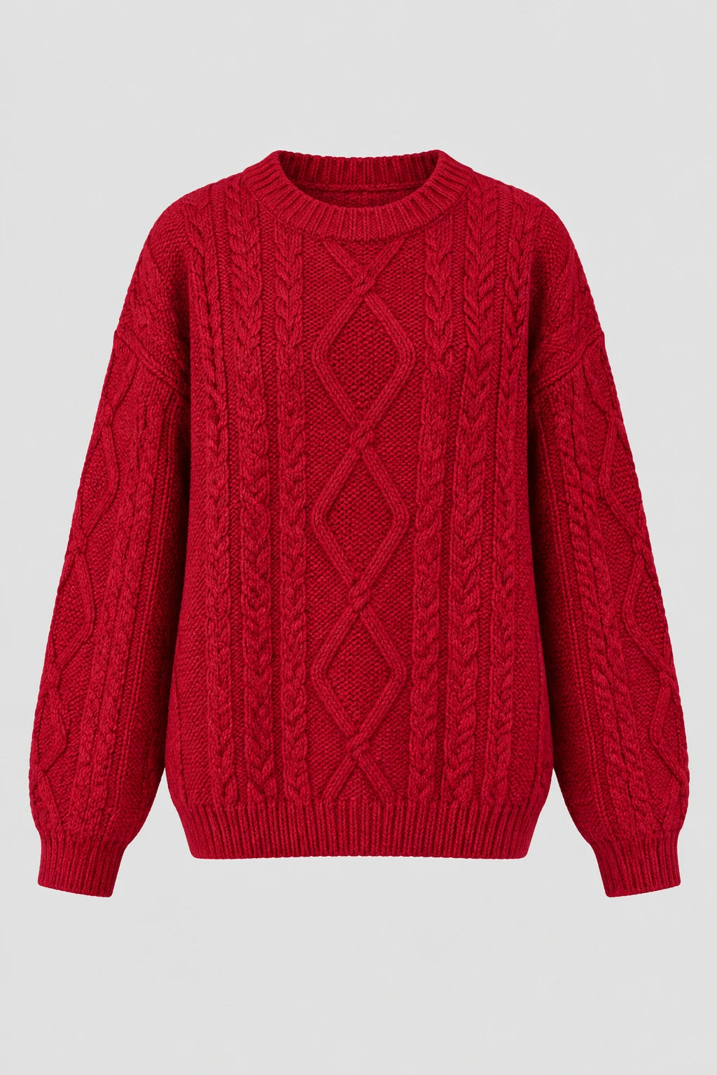 Jersey Punto Trenzado Cable-Knit