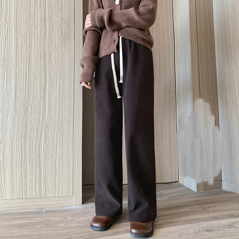 Pantalón Knit Fluid Wide-Leg