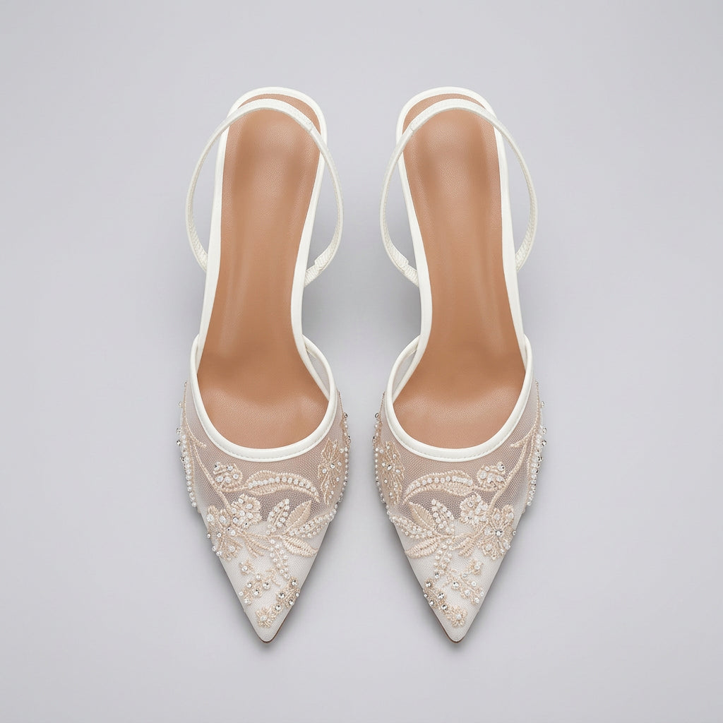Zapato Tacón Tailored Slingback