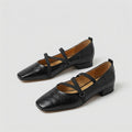 Bailarina Cuero Tailored Flat