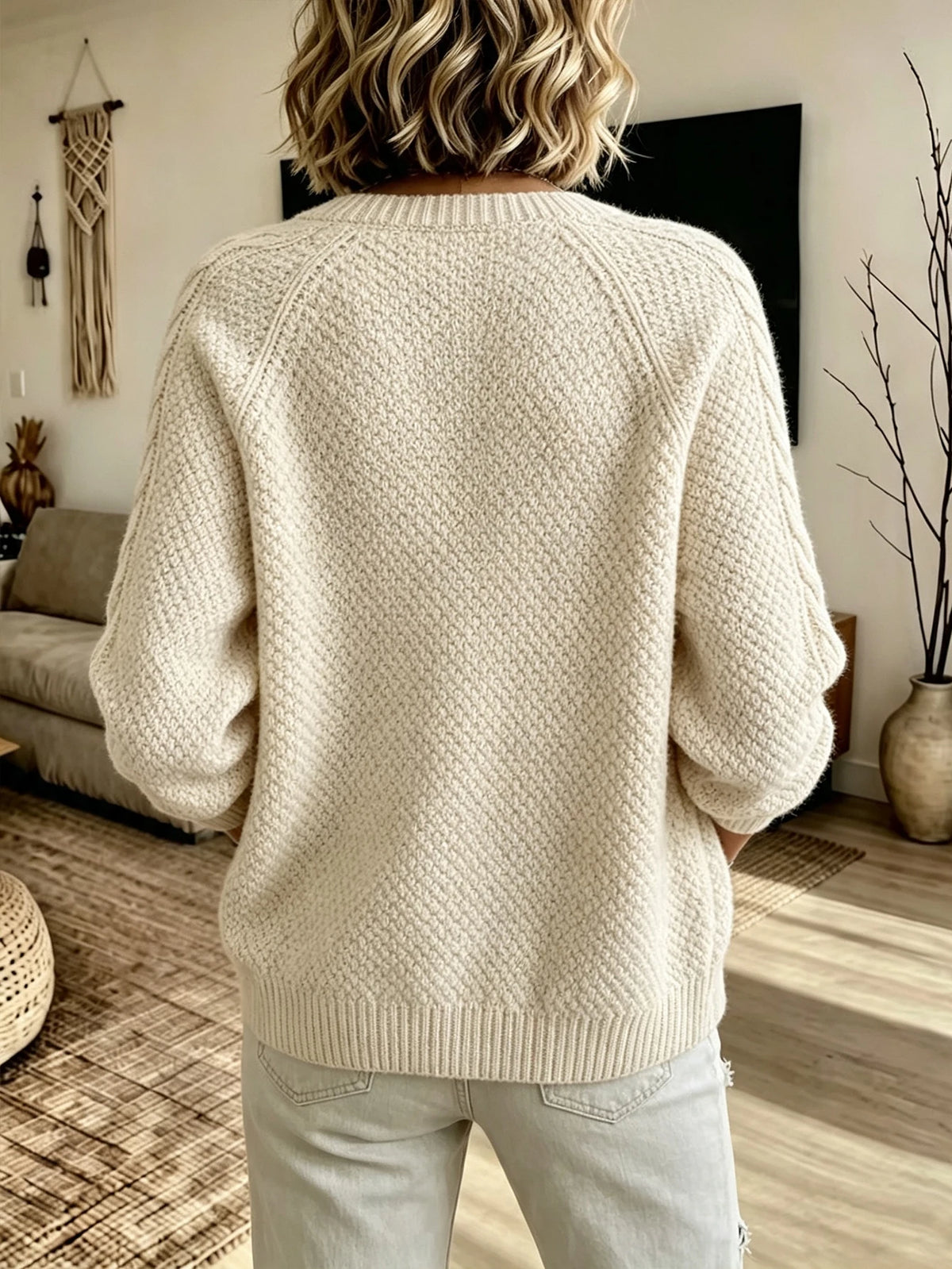 Chaqueta Cárdigan Heavy Cable Knit