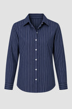 Camisa Popelín Pinstripe Tailored